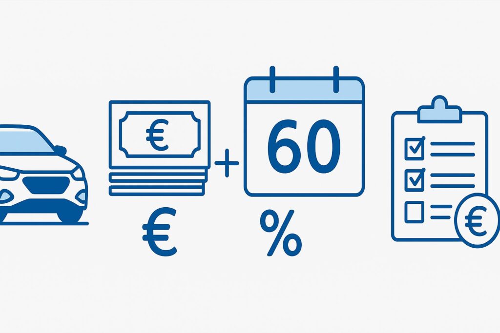 Pasos a seguir para calcular financiación de un coche