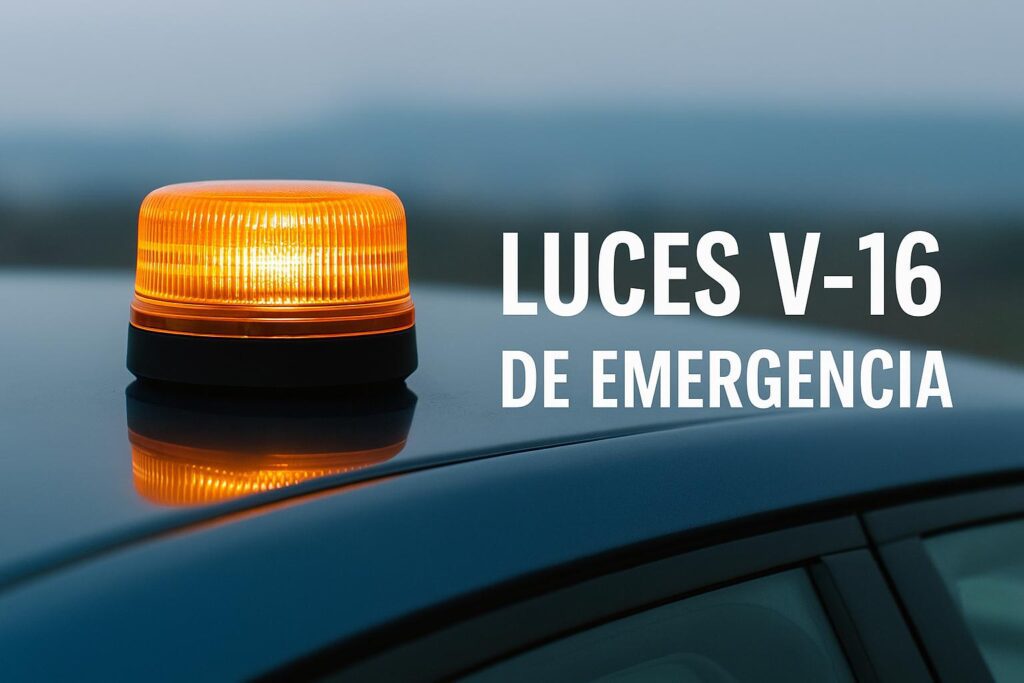Luces V-16 de emergencia